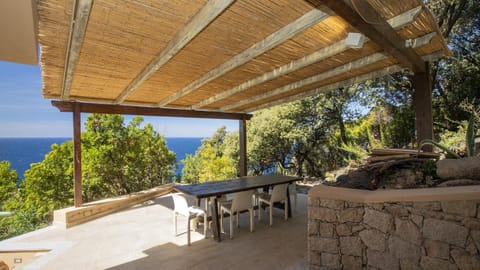 Patio, Balcony/Terrace, Dining area, Sea view