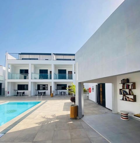 Property building, Pool view, Swimming pool