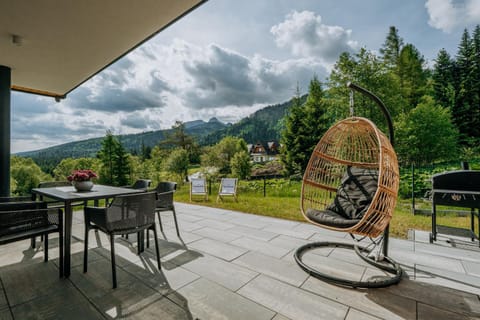 Patio, Natural landscape, Mountain view