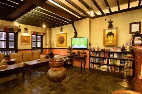 Library, Living room, Lobby or reception