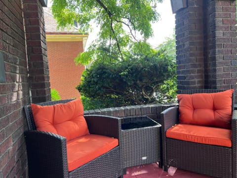 Patio, Seating area, Garden view