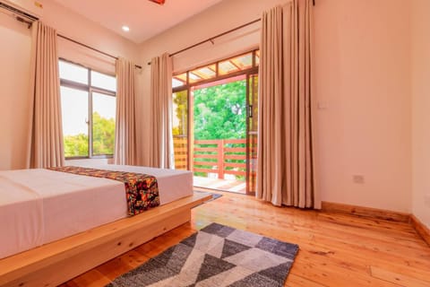 Bedroom, Pool view