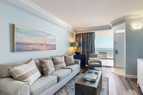 Living room, Seating area, Sea view