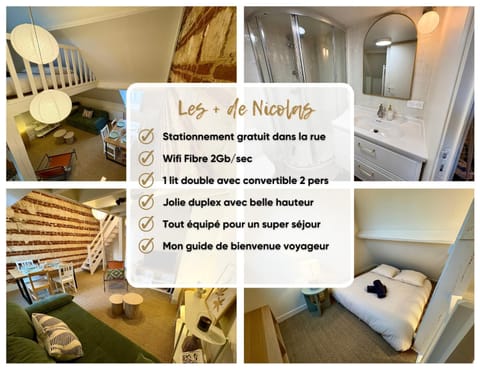 Logement de charme 4 pers Stationnement gratuit Apartment in Arras