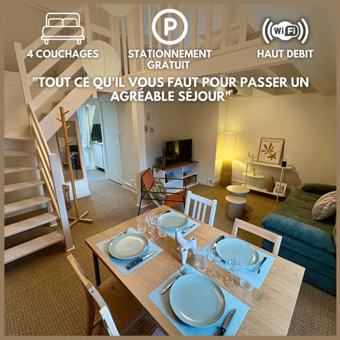 Logement de charme 4 pers Stationnement gratuit Apartment in Arras