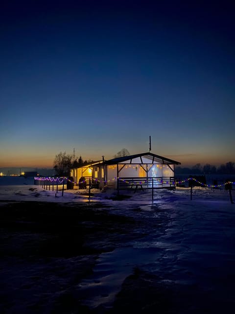 Property building, Night, Natural landscape