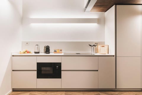 Kitchen or kitchenette, Living room