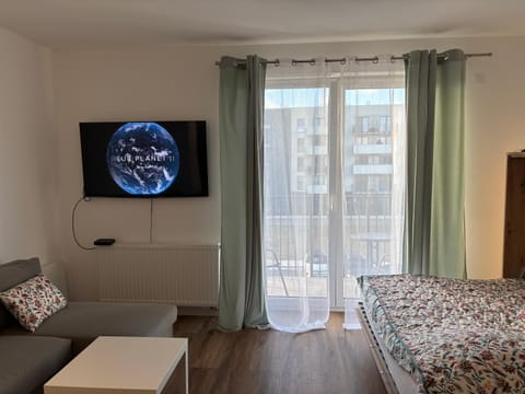 Communal lounge/ TV room, Bed, TV and multimedia, Photo of the whole room, Seating area