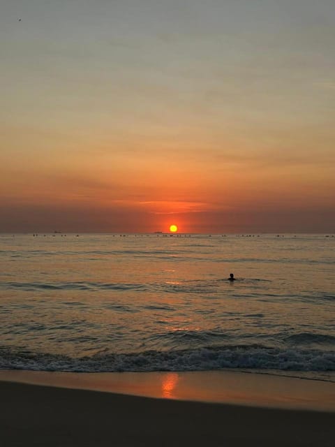 Beach, Sea view, Sunrise