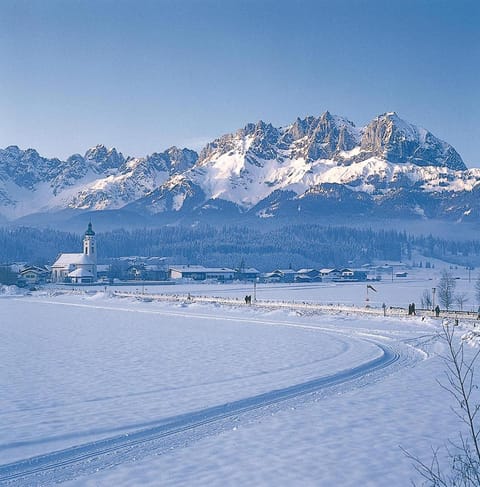 Natural landscape, Winter, Mountain view