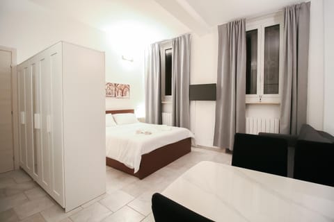 Bed, Photo of the whole room, Bedroom, towels, wardrobe