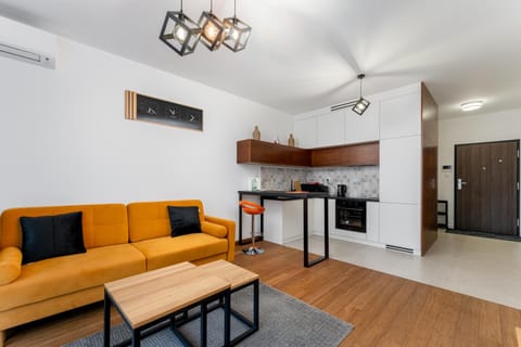 Living room, Dining area, oven, air conditioner