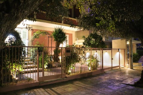 Property building, Night, View (from property/room), Garden view