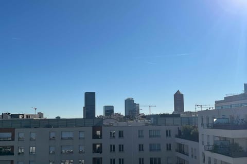 Premium apartment with views of Lyon Apartment in Villeurbanne