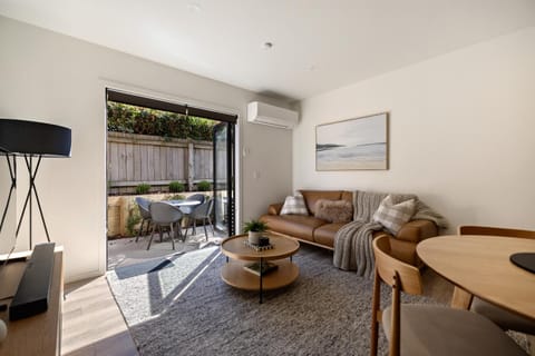 Patio, Living room, Dining area
