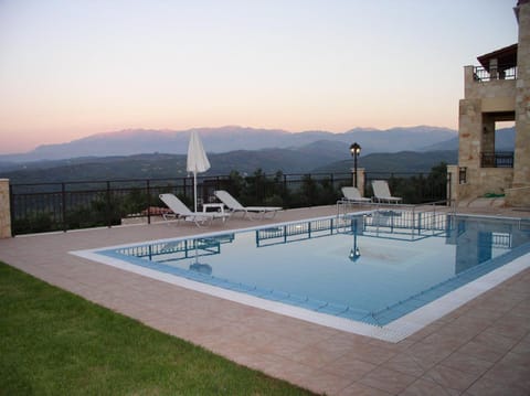 Swimming pool, Sunset