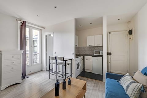 Living room, kitchen