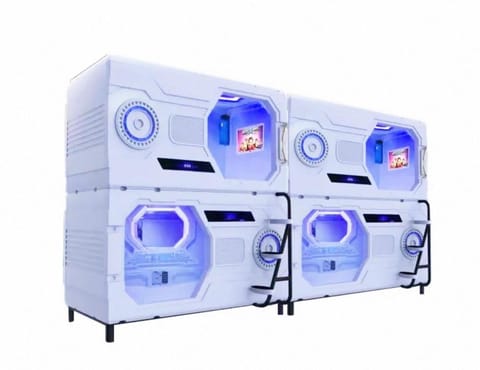 Belgrade Airport Space Capsule Beds Hostel in Serbia