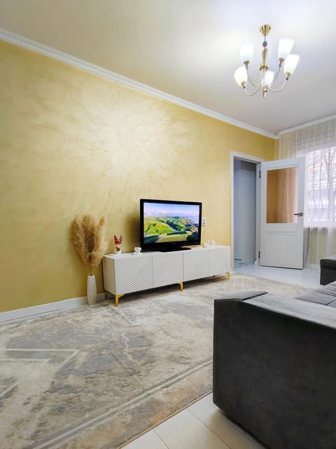 TV and multimedia, Living room, Photo of the whole room, Seating area, Inner courtyard view, flat iron, hair dryier, air conditioner, air conditioner