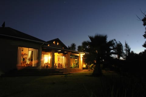 Facade/entrance, Night, Sunset