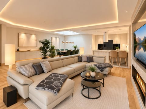 TV and multimedia, Living room, fireplace