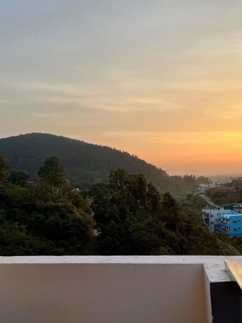 Mountain view, Sunset