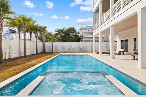 30A Backyard Paradise - Huge Luxury Vacation Home with Gulf Views & Private Pool House in Inlet Beach