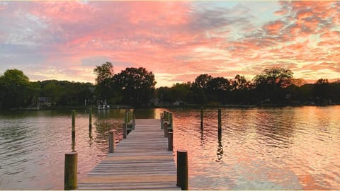 Natural landscape, View (from property/room), River view, Sunset