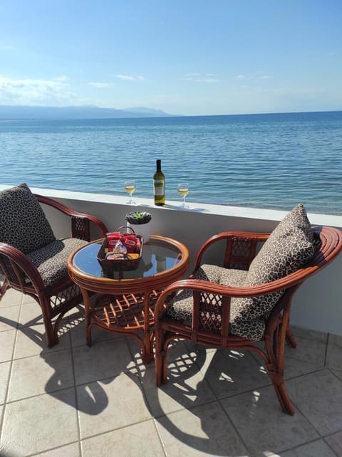 View (from property/room), Balcony/Terrace, Beach, Sea view