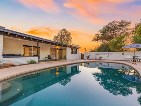 Other, Swimming pool, Sunset