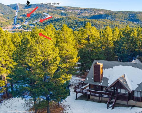 Pah's Haus Fire Pit Scenic View Dogs Welcome House in Angel Fire