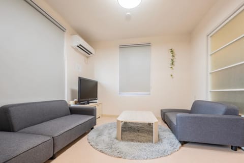 Living room, air conditioner