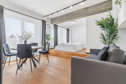 Bed, Living room, Photo of the whole room, Seating area, Bedroom