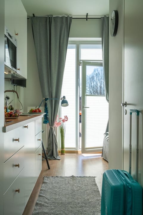 Bed, TV and multimedia, Kitchen or kitchenette, Living room, Photo of the whole room, Seating area, Dining area, Bedroom