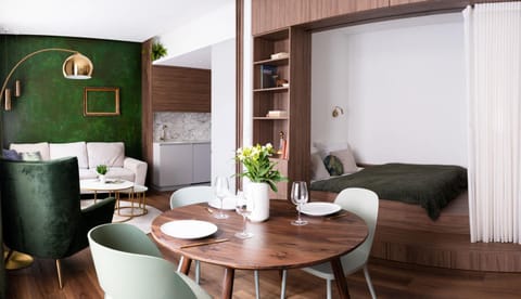 Living room, Seating area, Dining area, Bedroom