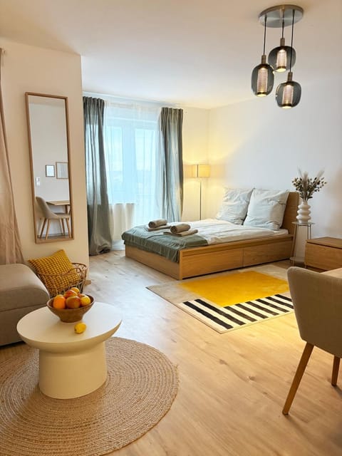Bed, Living room, Photo of the whole room, Bedroom