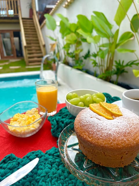 Pool view, Swimming pool, Continental breakfast