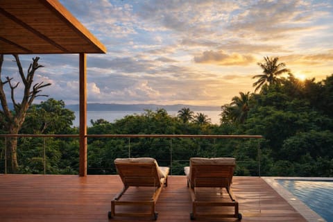 Property building, Sea view, Sunset, sunbed