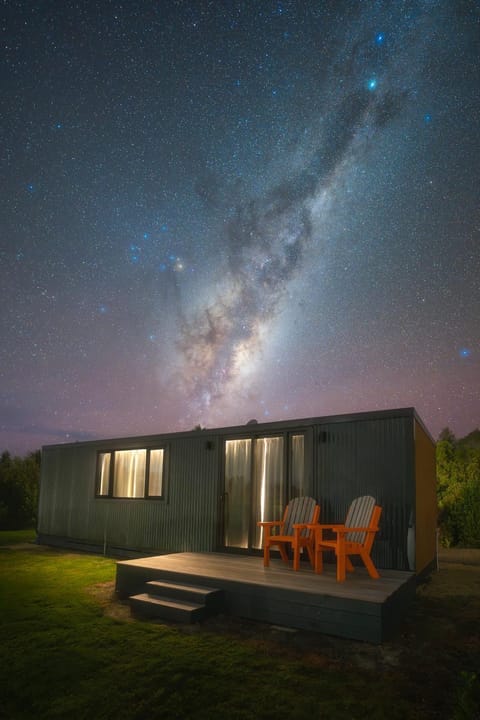 Property building, Night, Natural landscape, View (from property/room), Balcony/Terrace