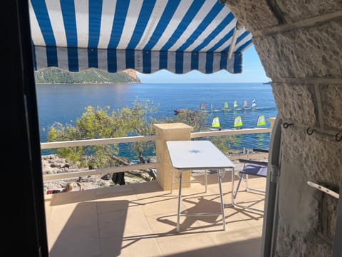 Property building, Patio, View (from property/room), Sea view