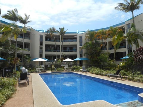 Property building, Pool view