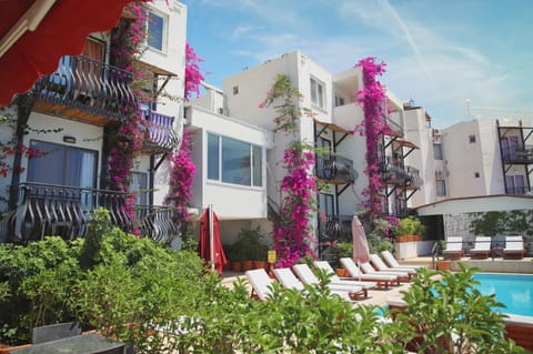 Property building, Day, Garden, Garden, View (from property/room), Balcony/Terrace, Garden view, Pool view, Swimming pool, sunbed