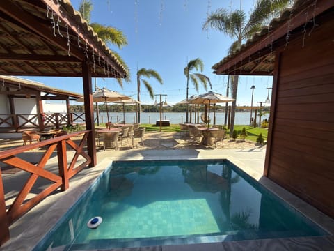 Patio, Day, Natural landscape, View (from property/room), Pool view, Sea view, Swimming pool