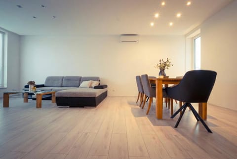Living room, Seating area, Dining area