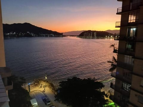 Night, Natural landscape, Sea view, Sunset