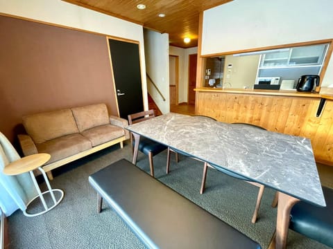 Kitchen or kitchenette, Living room, Dining area