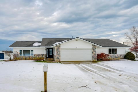 Patios and Views! Lakefront Getaway in Port Hope House in Michigan