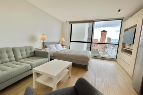 Bed, Living room, Photo of the whole room, Bedroom