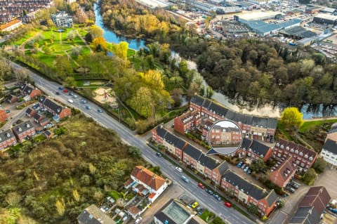 Property building, Neighbourhood, Natural landscape, Bird's eye view, Children play ground, Hiking, River view
