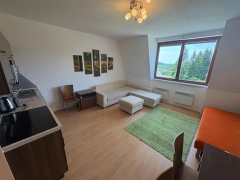 Kitchen or kitchenette, Living room, Seating area, minibar